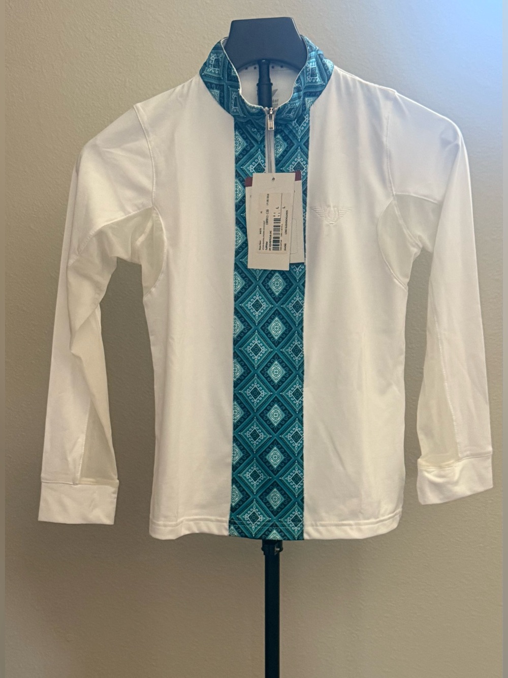 TuffRider Children's Artemis EquiCool Riding Sun Shirt - Picture 2 of 4